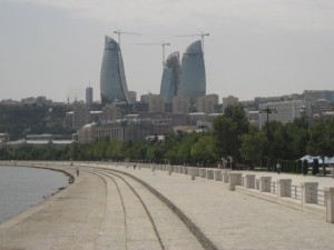 Baku, flame towers